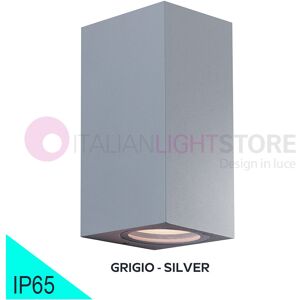 BOT Lighting Toledo2 Grigio Faretto Da Esterno Doppia Emissione Design Moderno Gu10 Ip65