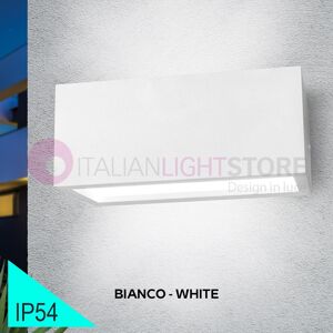 BOT Lighting Vigo1 Bianco Applique Rettangolare Da Esterno Design Moderno Ip54
