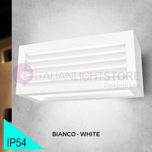 BOT Lighting Vigo2 Bianco Applique Da Esterno Con Frangiluce Design Moderno Ip54