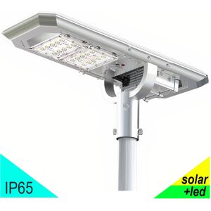 Iris Luce Techno Proiettore Faro Solare Led Per Lampioni 2000lm Con Pannello Incorporato