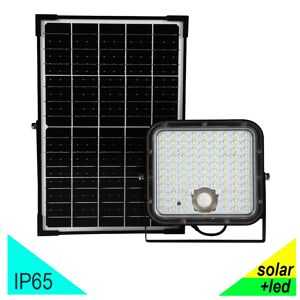 Iris Luce Techno Proiettore Faro Solare Led 4800 Lm Con Pannello Separato