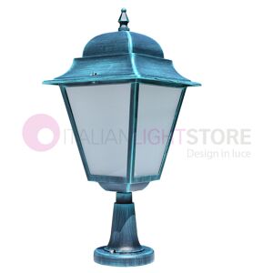 LIBERTI LAMP linea GARDEN Athena Grande Luce Da Cancello H. 62 Lanterna Quadrata Classica Per Esterno Giardino
