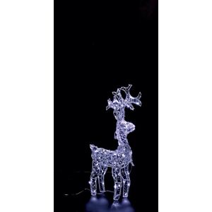 AD Trend Figura luminosa mod. renna 80 LED da interno/esterno