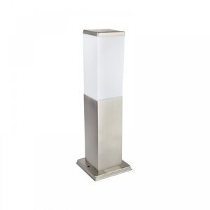 LEDDIRETTO Paletto da Giardino 40cm, acciaio INOX, IK06, IP54, base E27