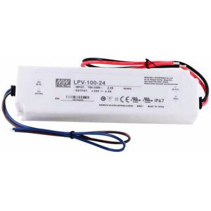 LEDDIRETTO Alimentatore MEANWELL 100W 24V IP67