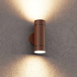 LEDDIRETTO Applique Cilindrica Bidirezionale, IP65, GU10, Corten