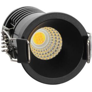 LEDDIRETTO Faretto LED Incasso 5W Foro Ø35mm, 3CCT - CRI92 Nero UGR11