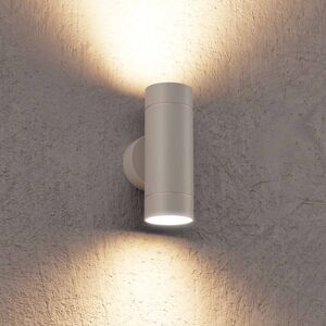 LEDDIRETTO Applique Cilindrica Bidirezionale, IP65, GU10, Grigio