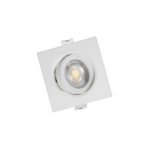 LEDDIRETTO Faro Incasso Quadrato 7W CCT Ø70mm 38° Orient. Dimmerabile OSRAM LED