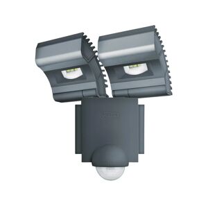 Osram Faro da esterno con sensore di movimento Noxlite in alluminio, grigio, Modulo LED 2x8W