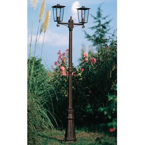 Leroy Merlin Lampione da giardino, Notorius H 208 cm, ruggine, IP43