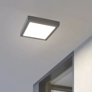 EGLO Plafoniera LED moderno da esterno Argolis, nero, luce calda  IP54