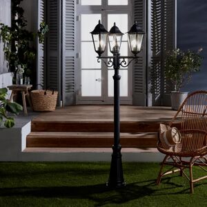 Inspire Lampione da giardino, Monza H 225 cm, nero, IP44