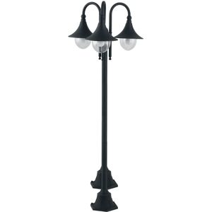 Intec Lampione da giardino, Pavia H 190 cm, nero, IP44