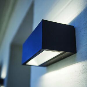 Lutec Applique LED moderno da esterno Gemini grigio  IP54