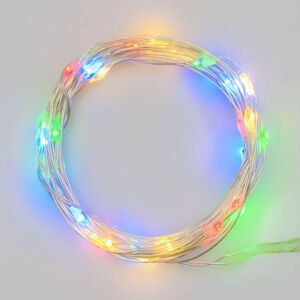 Leroy Merlin Catena luminosa 100 lampadine LED multicolore Microled 1 m