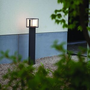 Lutec Lampione da giardino, Cruz H 75 cm, antracite 1000 LUMEN, IP54