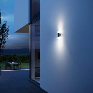 Steinel Applique LED moderno da esterno L 910 M grigio con sensore crepuscolare  IP44