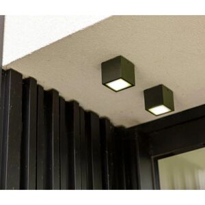 Lutec Applique LED moderno da esterno Gemini grigio  IP65