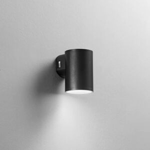 Intec Applique LED design da esterno Polo tondo nero CCT  IP65