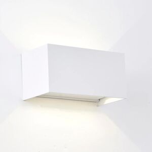 MANTRA Applique LED moderno da esterno DAVOS DOUBLE bianco  IP54