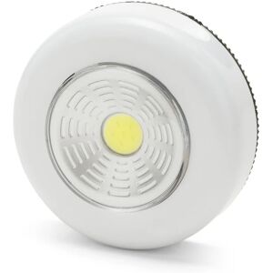 VELAMP Lampada a pressione led a pile mini push light bianco