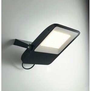 Intec Proiettore TAURUS nero in alluminio 150 W 4000K (luce naturale)IP65 ermetico e resistente all'acqua, adatto ad ambienti esterni