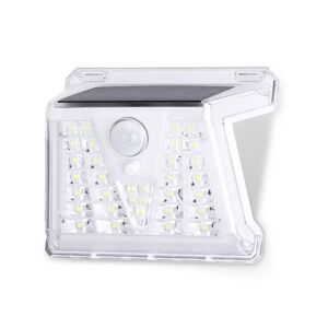 Applique 33 Led 0,35W Bianco con pannello solare IP65 Bianco freddo 6500K con sensore crepuscolare e di movimento Aigostar