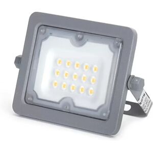 Faro proiettore Led 10W Grigio da esterno IP65 Bianco neutro 4000K Aigostar