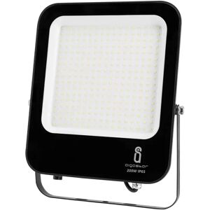 Faro proiettore Led 200W Nero da esterno IP65 Bianco freddo 6500K Aigostar