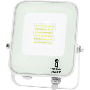 Faro proiettore Led 20W Bianco da esterno IP65 Bianco neutro 4000K Aigostar