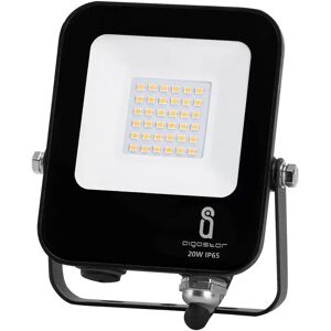 Faro proiettore Led 20W Nero da esterno IP65 Bianco neutro 4000K Aigostar