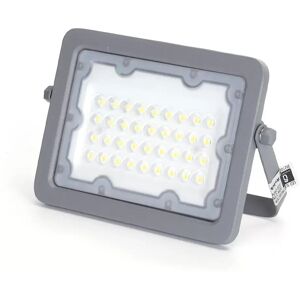 Faro proiettore Led 30W Grigio da esterno IP65 Bianco neutro 4000K Aigostar