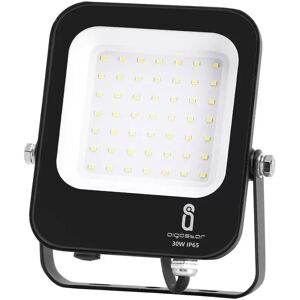 Faro proiettore Led 30W Nero da esterno IP65 Bianco freddo 6500K Aigostar