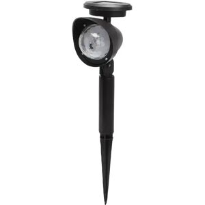 Lampioncino segnapassi 5 Led Nero con pannello solare IP44 RGB con sensore crepuscolare Aigostar