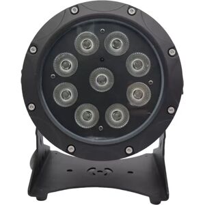 Par Led a batteria 9x10W DMX RGBWAUV 6 in 1 Wi-Fi IP65 Wisdom