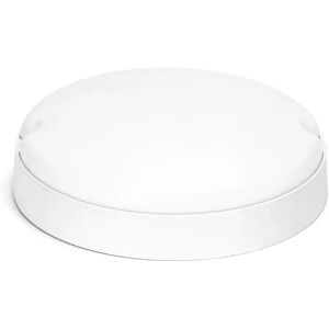 Applique Led da parete slim 4W rotondo Bianco con pannello solare e sensore crepuscolare IP65 temperatura colore regolabile con telecomando Aigostar