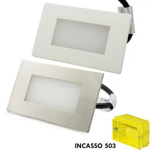 Segnapasso Led 3W da incasso per scatola 503 temperatura colore regolabile Wisdom