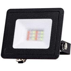 Faro proiettore Led 10W Nero da esterno IP65 RGB luce regolabile e dimmerabile con telecomando Aigostar