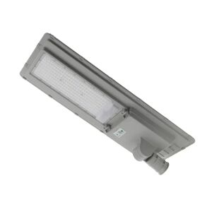 Lampione stradale Led 300W Grigio con pannello solare IP65 Bianco freddo 6000K con sensore crepuscolare e di movimento M LEDME