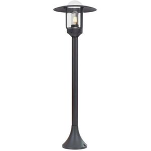 V-Tac Vt-1159 Lampione Da Giardino Forma Lanterna Con Portalampada E27 Colore Nero Opaco H: 97.5cm Ip44 - 10423