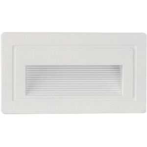 V-Tac Vt-1130 Lampada Segnapasso Led 3w Applique Da Parete Rettangolare Bianco Ip65 Bianco Caldo 3000k - Sku 10378