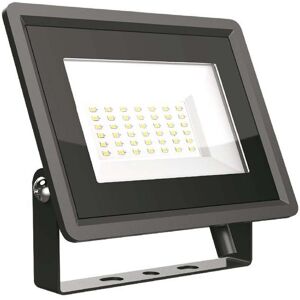 V-Tac Vt-4934-B Faro Led Floodlight 30w Smd 85lm/w 110° Bianco Naturale 4000k Slim Alluminio Nero Ip65 - Sku 6744