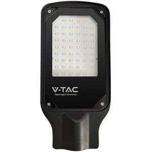 V-Tac Vt-15057st Armatura Stradale Led Smd Lampada 50w 85lm/w 4000k Slim Alluminio Nero Ip65 - Sku 10208