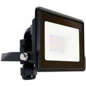 V-Tac Vt-118 Faro Led 10w Chip Samsung Smd Bianco Naturale 4000k Slim Alluminio Nero Box Derivazione Ip65 - Sku 20305