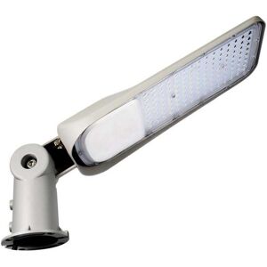 V-Tac Pro Armatura Lampada Stradale Led 100w 110lm/w Chip Samsung Sensore Automatico On/off Luce 4000k Corpo Grigio Slim Ip65 - Sku 20434