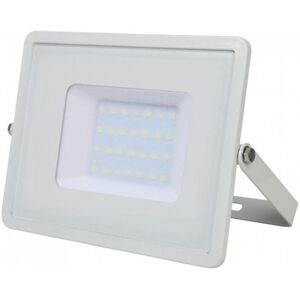 V-Tac Pro Vt-30 Faro Led 30w Slim Alluminio Bianco Chip Samsung Smd Bianco Naturale 4000k Ip65 - Sku 21404