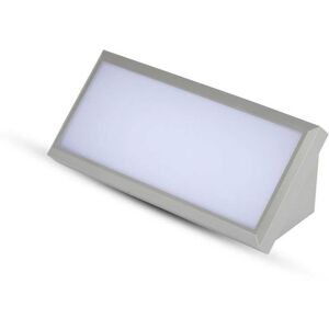 V-Tac Vt-8054 Lampada Led Da Parete 12w Applique Da Muro Luce Soffusa Rettangolare Da Esterno Ip65 Luce Bianco Caldo 3000k 218233