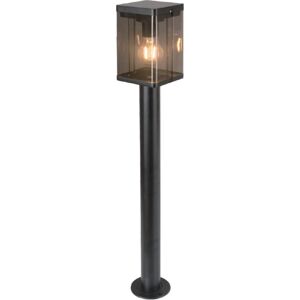 V-Tac Vt-1134 Lampada Led Piantana Solare Da Giardino 2.5w Con Sensore Di Movimento A Microonde Nero 3000k Ip54 - 23009