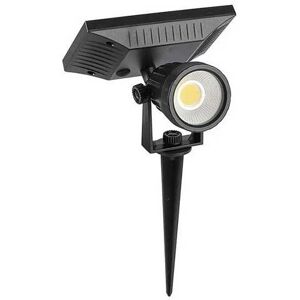 V-Tac Vt-952 Picchetto Da Giardino Led Cob 2w 6400k Autoalimentato Con Pannello Solare E Crepuscolare Orientabile Fissaggio A Terra Ip65 - Sku 6662